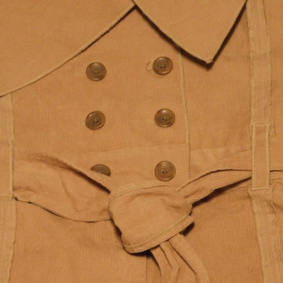 Corduroy Wide Leg Jumpsuit by Yannik MAKING THE CUT sz 2X NWT - Picture 4 of 13